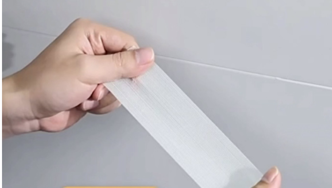 Şəffaf mesh parça əsaslı iki tərəfli lent
