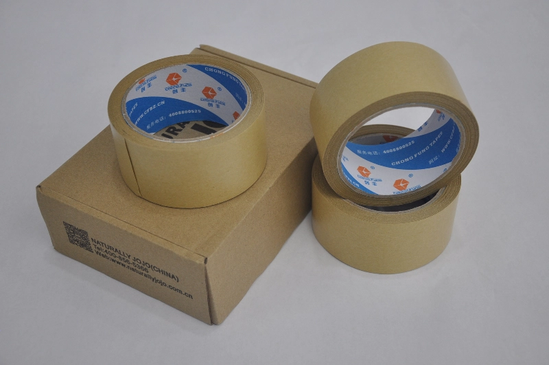 Paket qablaşdırma üçün xüsusi çap edilmiş Kraft kağız lent